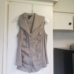 Alfani Beige Sleeveless Top Size 14P